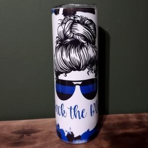 Back The Blue Tumbler